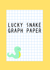LUCKY SNAKE GRAPH PAPER/YELLOW