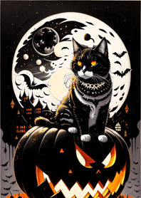 halloween cat 76EB9B