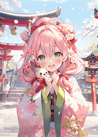 ✨可愛活潑の和服少女❤️