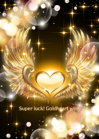 Super luck! Gold heart wing BK