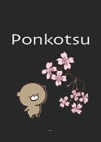 สีดำ : หมีฤดูใบไม้ผลิ Ponkotsu 3