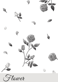 Flower 002-2 (rose/Black)
