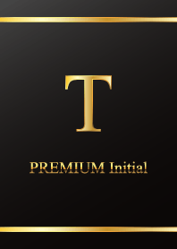 PREMIUM Initial T #Black