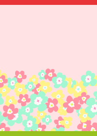 Northern Flowers9 on red