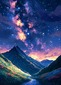 Wonderful mountain stars