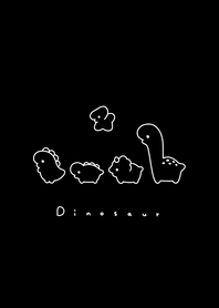 ไดโนเสาร์ / black white