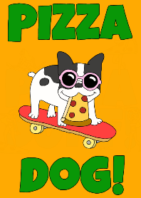 Skateboarding pizza dog!2