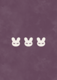 sleeping rabbit.(dusty color7-09)