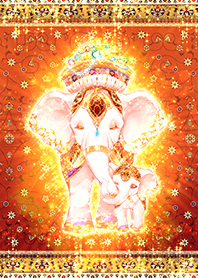 大きな幸運や成功【一対の白いゾウ】