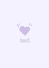 簡單 灰 紫色 愛心-CK