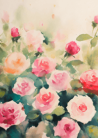 薔薇(バラ)の花の着せかえ(R4134)