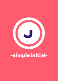 simple initial-J- THEME 39