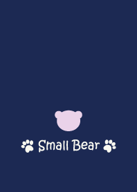 Small Bear *NAVY+PURPLE 2*