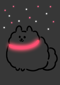 A shiny dog.