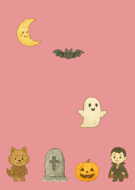 Halloween Festival01 on light pink