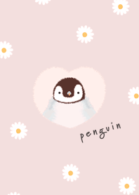 Penguin Heart pinkbeige11_1