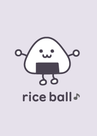 rice ball Musical note'Purple'