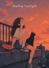 Rooftop Twilight