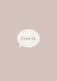 Simple design -pink beige-