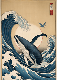 Ukiyo-e - Whale E13b6b