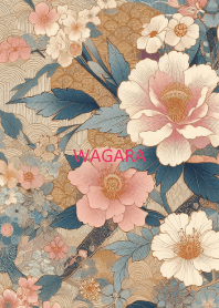 WAGARA BROWN-Japanese style pattern 55