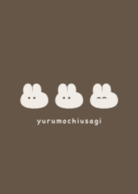 cute mochi rabbit.(dusty color7-02)