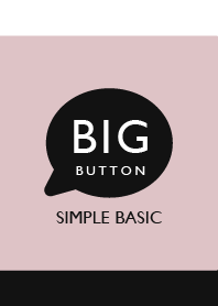 BIG BUTTON / White Black Pink
