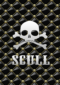 Scull tile black color