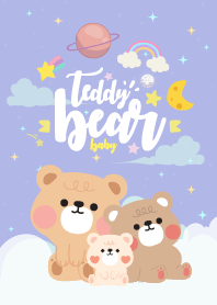 Teddy Bear Galaxy Violet