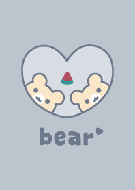 Bear Watermelon - Dullness Blue