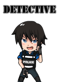 The intelligence police detective