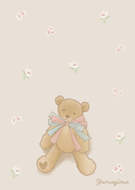 Fluffy Teddy Bear / natural color