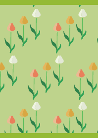 Elegant three color tulips MG