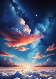 Bright Moon and Dawn CC9D9A