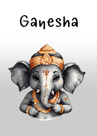 Love Cute Black Ganesha Theme