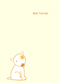 Bull Terrier yellow