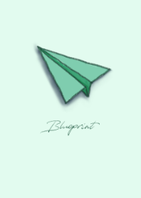 Blueprint: Paper Airplane (Mint ver2.)