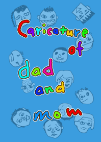 Caricature of dad and mom EN #2