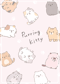 pink Soft and fluffy cat03_1