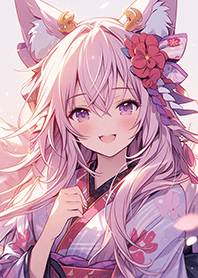 가장 귀여운 분홍색 여우 ❤