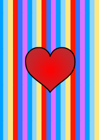 red heart love.