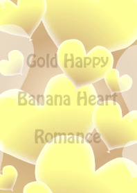 Gold Happy Banana Heart Romance