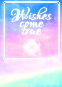 Aurora Pink Clover -Wishes come true-