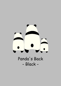 Panda's Back -Black-