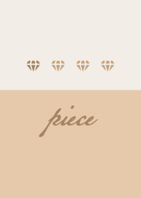 Orange beige.Diamond