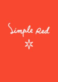 simple red and star.