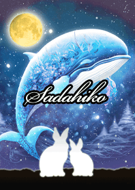 Sadahiko Beautiful rabbit & whale