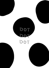 Large polka dots. Scandinavian.