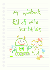 A notebook full of cute scribbles 13
