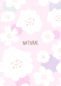 White flower polka-dotted Pink6 Japan